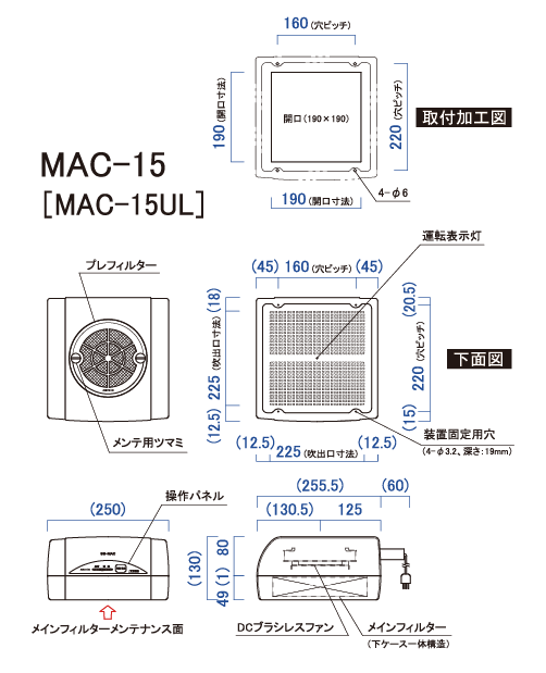 高評価の贈り物 タツマックスメガ店エアーテック ＨＥＰＡユニット 日本エアーテック 株 MAC-103 464-0373